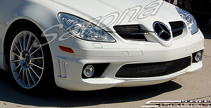 Custom Mercedes SLK  Convertible Front Bumper (2005 - 2011) - $670.00 (Part #MB-063-FB)